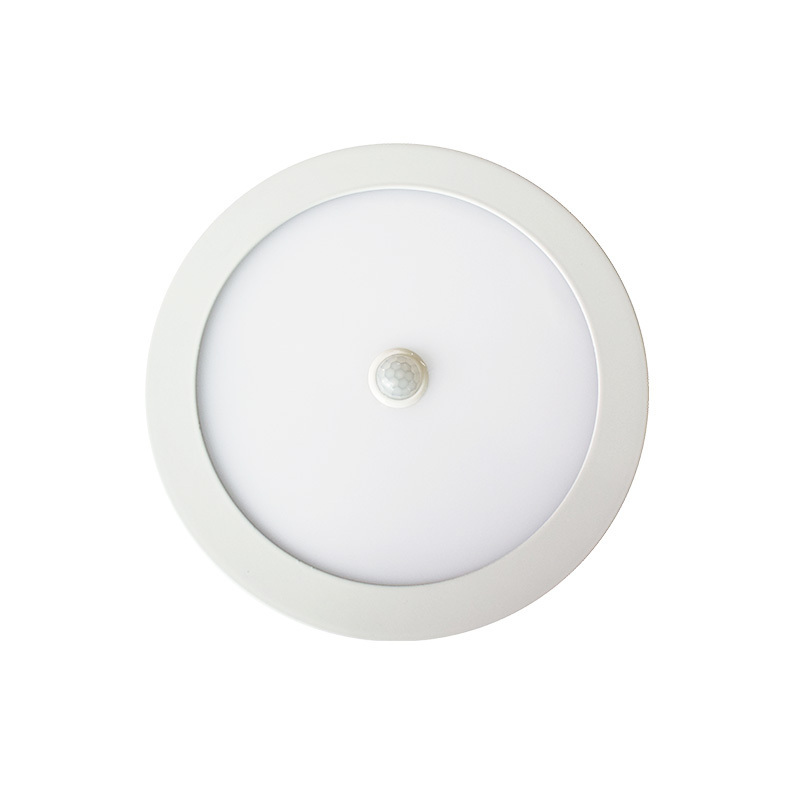 Round led panel lights 6w 12w 18w 24w led ceiling light motion sensor surface mounted panel lamp