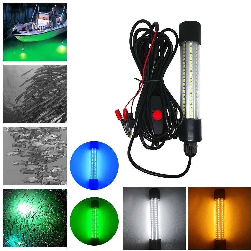 30w 60w 150W 300W 600w Led Fishing Light LED Night underwater  Luring Lamps For  Boats Docks Fishing