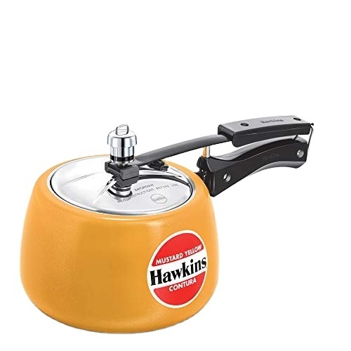 Hawkins Ceramic CMY30 Coated Contura Pressure Cooker, Cookware Sets, Induction and Gas Base