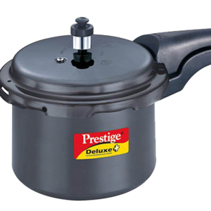 Prestige Deluxe Hard Anodized Pressure Cooker 3L Black,Cookware