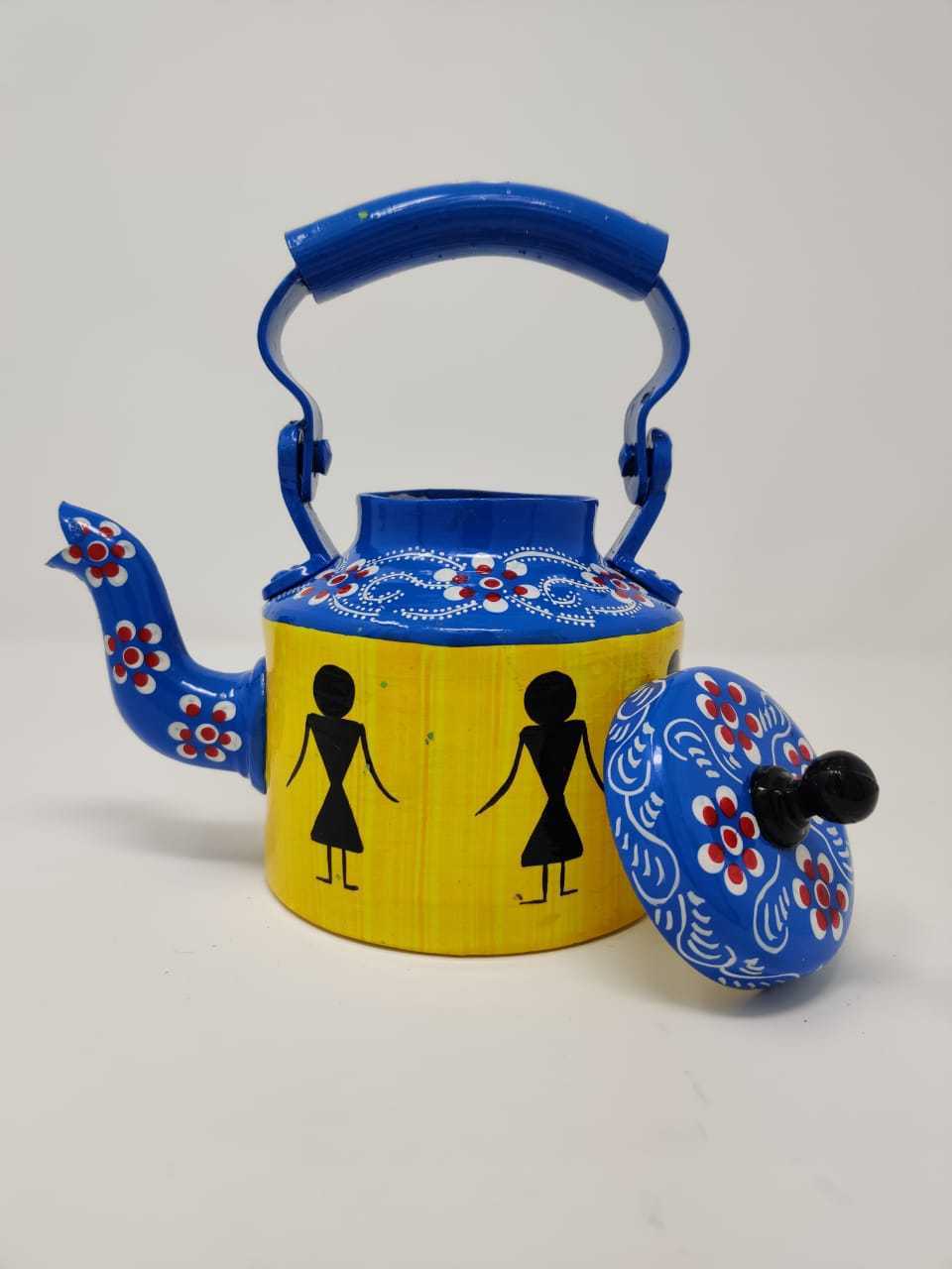 Hand Painted Aluminum Tea Kettle