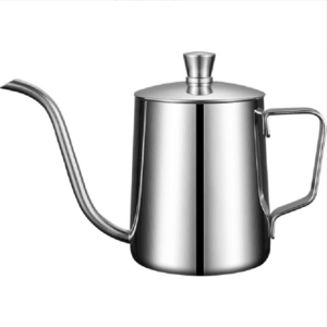 Custom Household Outdoor 200Ml Coffee Pot With Lid Spout Long Mouth Coffee Kettle