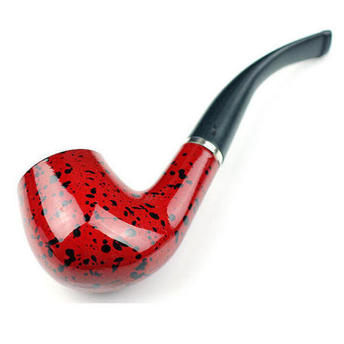 Dual Use Recycle Filter Bent Iron Resin Smoking Pipe Tobacco Cigarettes Cigar Pipes Gift Durable Smoking Tools