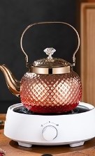 Electric Kettles 1.2L Large Camping Gold Stainless Steel Teapot Kettle Manufacturer