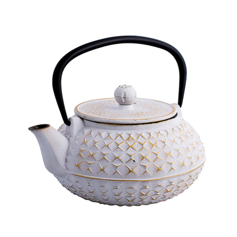 Wholesale Japanese Turkish Indian Water Fountain Cast Iron Enamel Kettle Warmer Moroccan Teapot Set