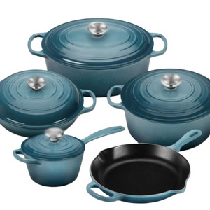 Dutch Oven Branded Parini Enamel Stock 26Cm Iron Pots Cast Iron Cookware Pots And Pans Set Restaurant