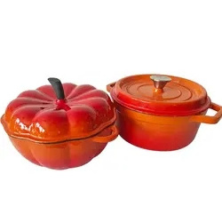 Made In China Enamel Meat Iron Cast Soup Pots Cook Pan Cook Pots Cast Iron Gas Cooker Cookware Set