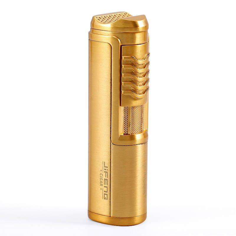 Single Flame Torch Lighter Custom Metal Cigarette Jet Flame Cigar Lighter