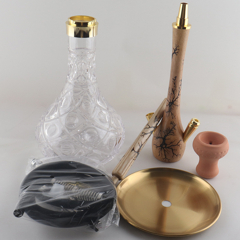 Tall  Glass Electronic Portable Shisha Hookah  Pakistan Hose Plastic Wholesale Accessories Flavor