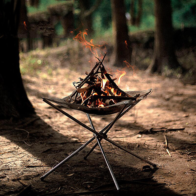 Rocket Steel Pot Belly Cast Iron Campfire Rack fire pit Cook Tent Stove Sale