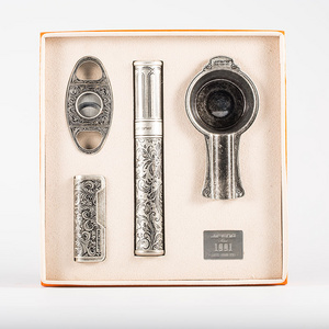 Custom cigar cutter luxury set lighter set