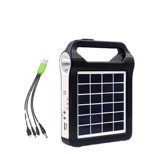 OSWELL Outdoor mobile phone charger solar power bank portable power wireless solar panel lighting system with power