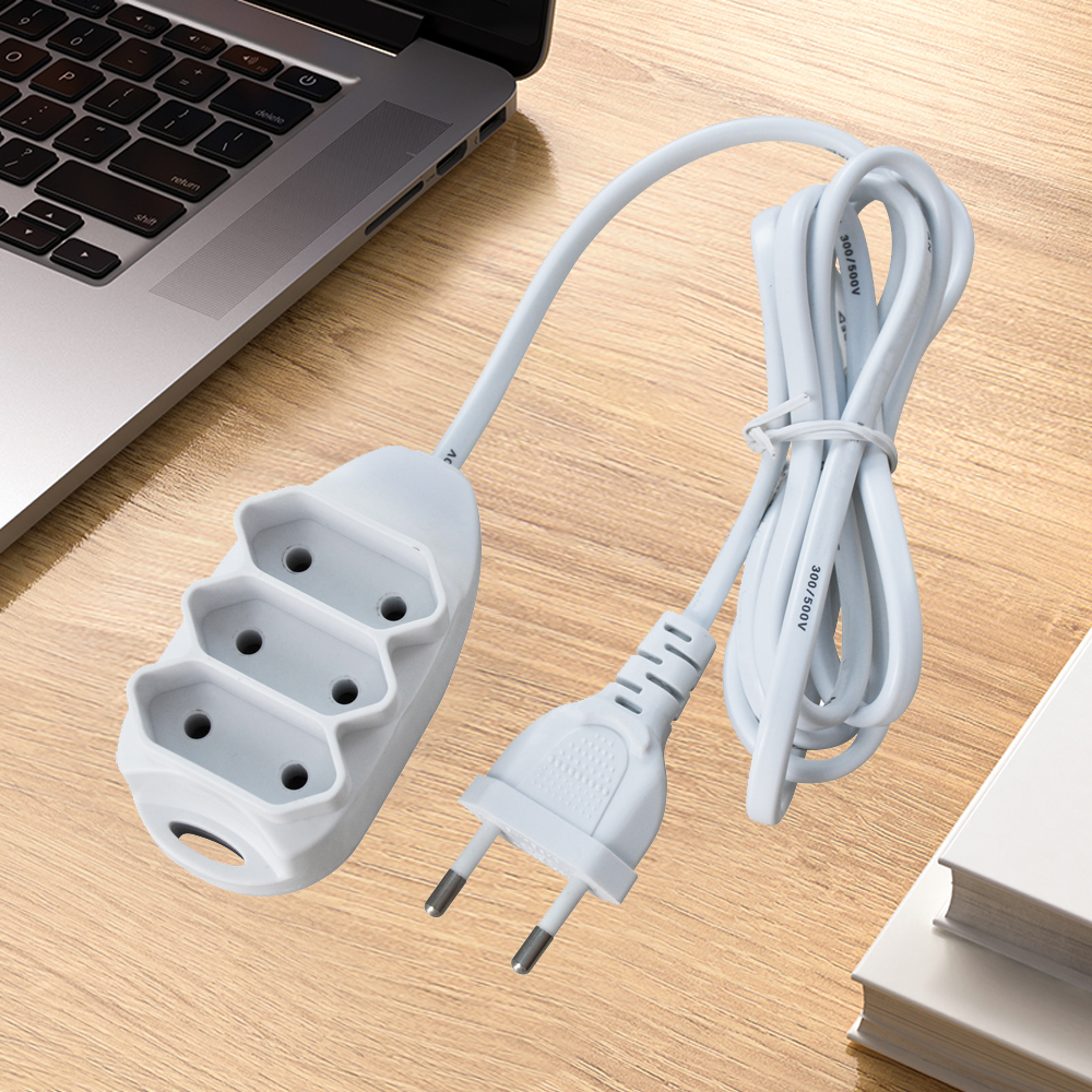 OSWELL Power Strip Surge  13amp Flat Extension Cord Socket