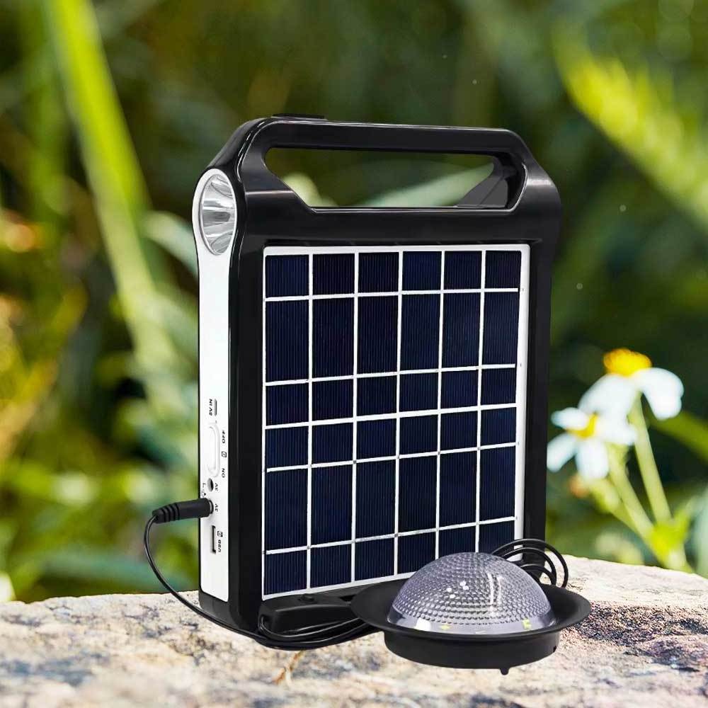 OSWELL Outdoor mobile phone charger solar power bank portable power wireless solar panel lighting system with power