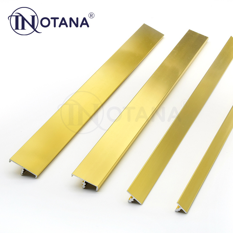 Low Price aluminum extrusion profiles T shaped trim for wall aluminium alloy decorative strip for home decoration