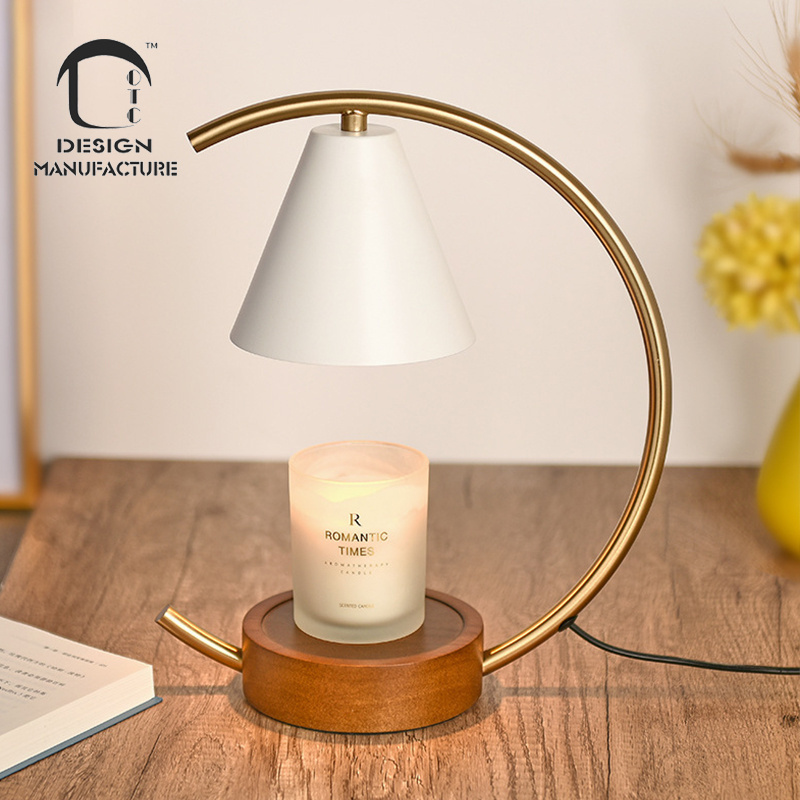 Dimmable Candle Warmer Lamp Adjustable Electronic Candle Lamp with Timer Melting Lamp for Jar Candles with 2 Bulbs