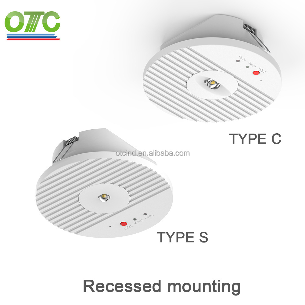 OT-ECL3-RST remote and self test Emergency down light