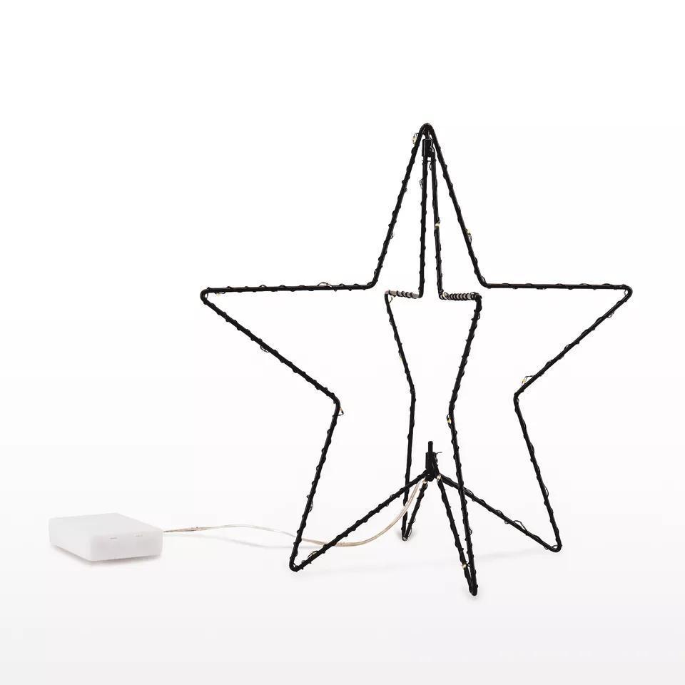 led party lights metal star light LED space saving battery operated led light