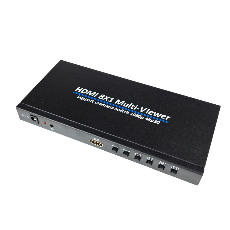 Factory 1080P HDMI 8x1  4x1 Quad Multiviewer With Seamless Switch for pc and tv