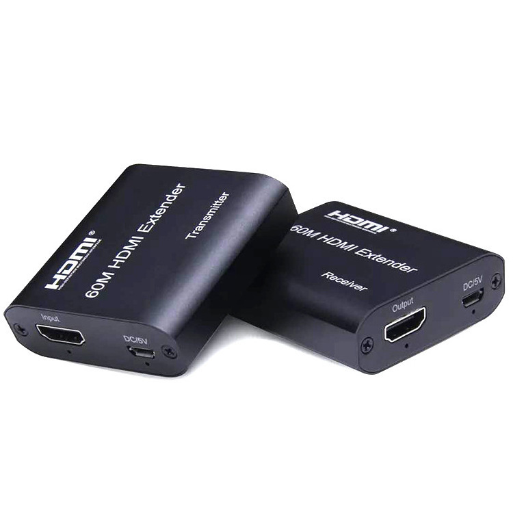 Full Hd 1080P 196Ft 60M  HDMI Extender over single cat 5e/6