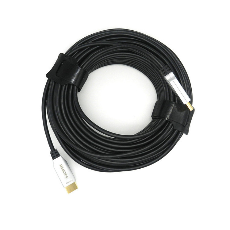 Manufactory Direct Custom High Quality 20m 4K 8K 60HZ 18.2Gbps Fiber Optic HDMI To HDMI 2.0 Cable