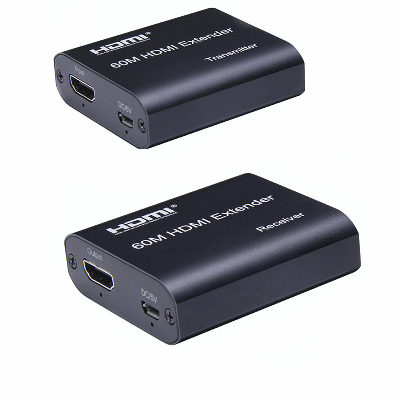 Full Hd 1080P 196Ft 60M  HDMI Extender over single cat 5e/6