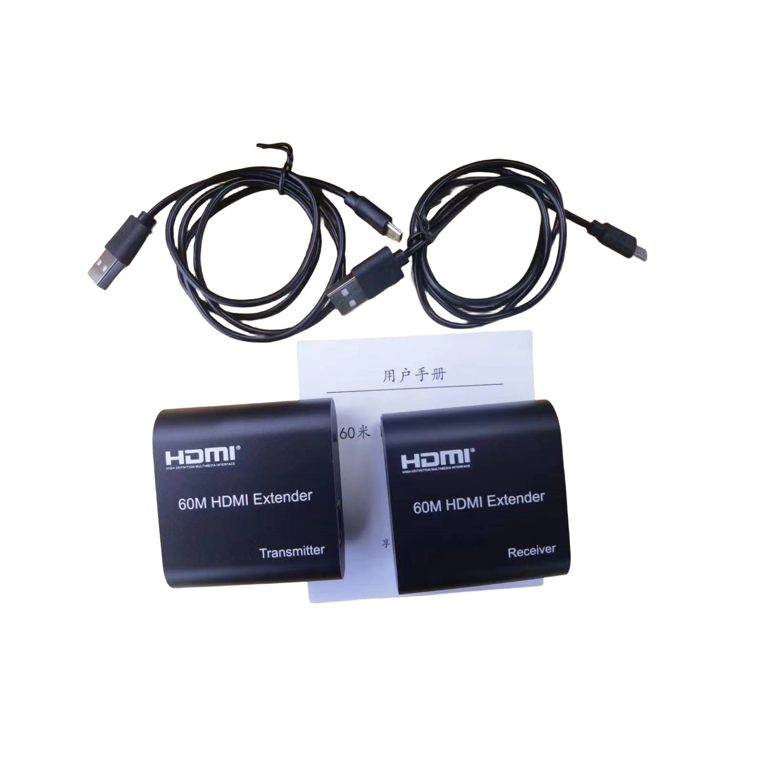 Full Hd 1080P 196Ft 60M  HDMI Extender over single cat 5e/6