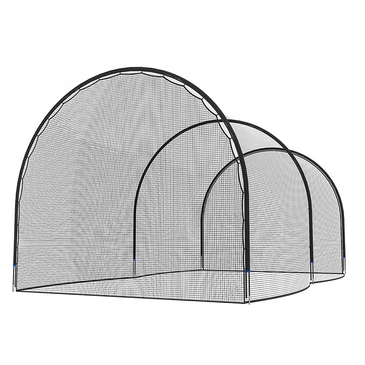 Baseball Softball Hitting Cage and Frame Backyard Training Equipment Freestanding Portable Batting Cage Pitching Practice Net