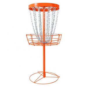 Sports Disc Golf Baskets Portable Disc Golf Target with Chains Included  Disc Golf Basket Stand Equipment for Hole