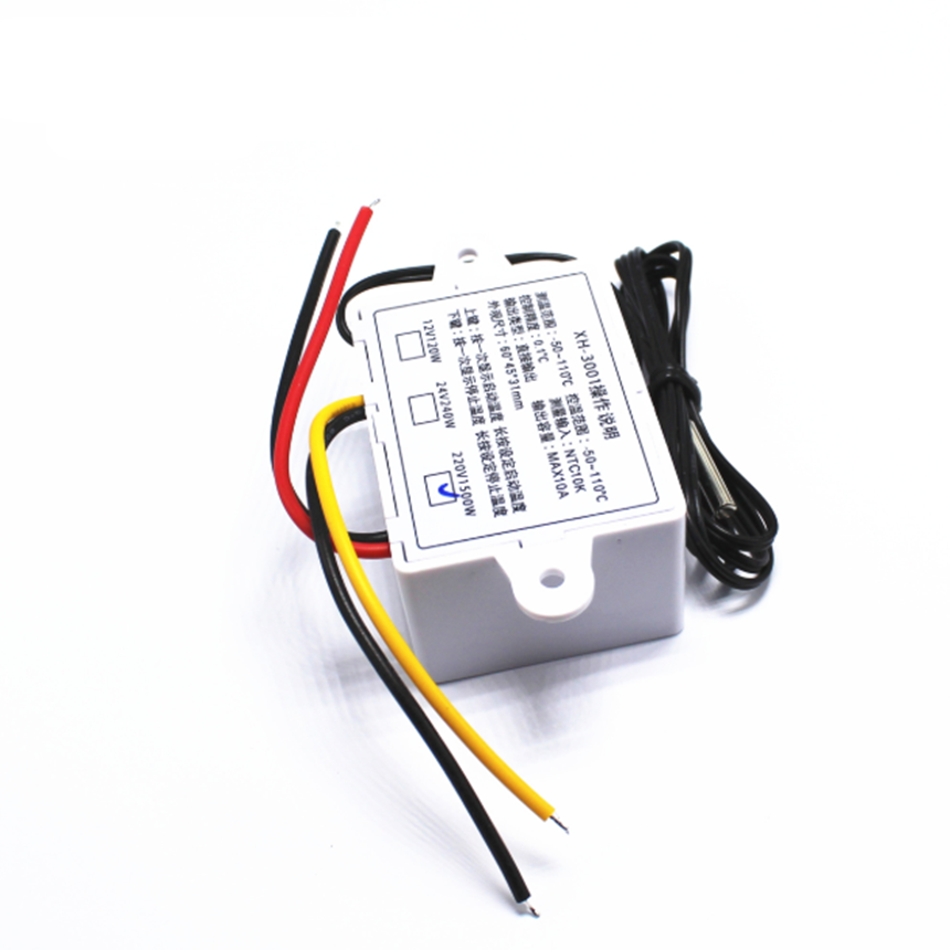 XH-W3001 W3001 LED digital thermostat temperature controller control Regulator switch DC 12V 24V AC 110-220V