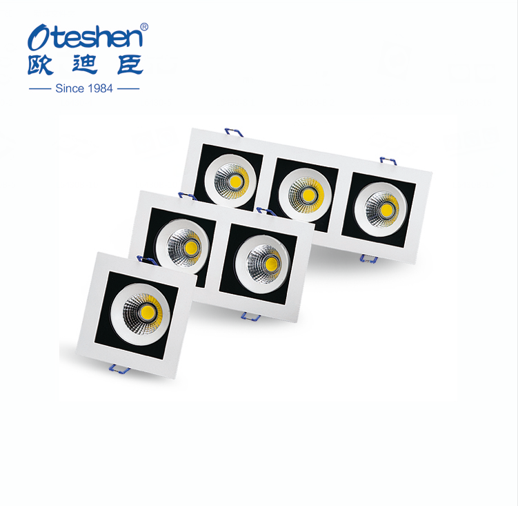 Oteshen factory price square down light fixture  Gu10 spot  light fixture Gu5.3 ceiling light  housing