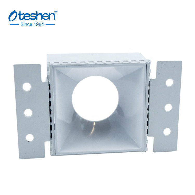 2022 Square Recessed ceiling spotlight trimless LED lighting Mr16 lamp GU10 Spotlight led frame light