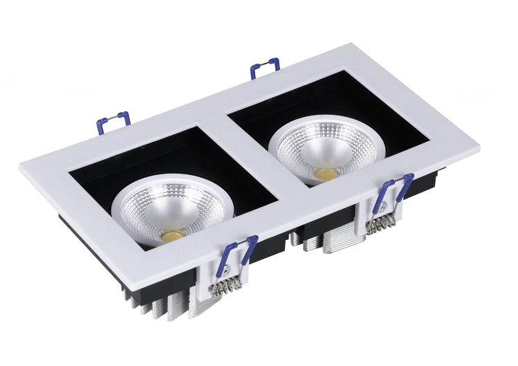 Oteshen factory price square down light fixture  Gu10 spot  light fixture Gu5.3 ceiling light  housing