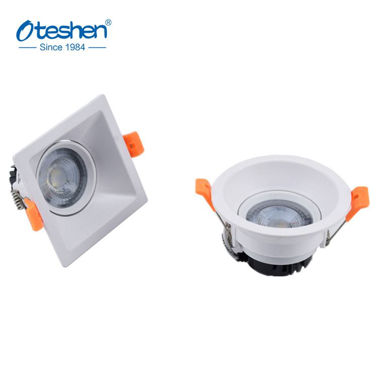 Oteshen New design  1 2 3 head  led downlight fixture aluminium ceiling light recessed mount Gu10  ceiling spotlight housing