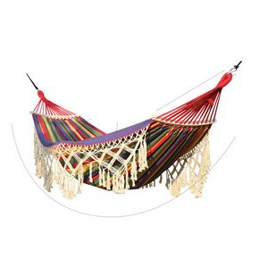 Canvas outdoor product hammock wood hammock chair stand macrame chair hammock for outdoor