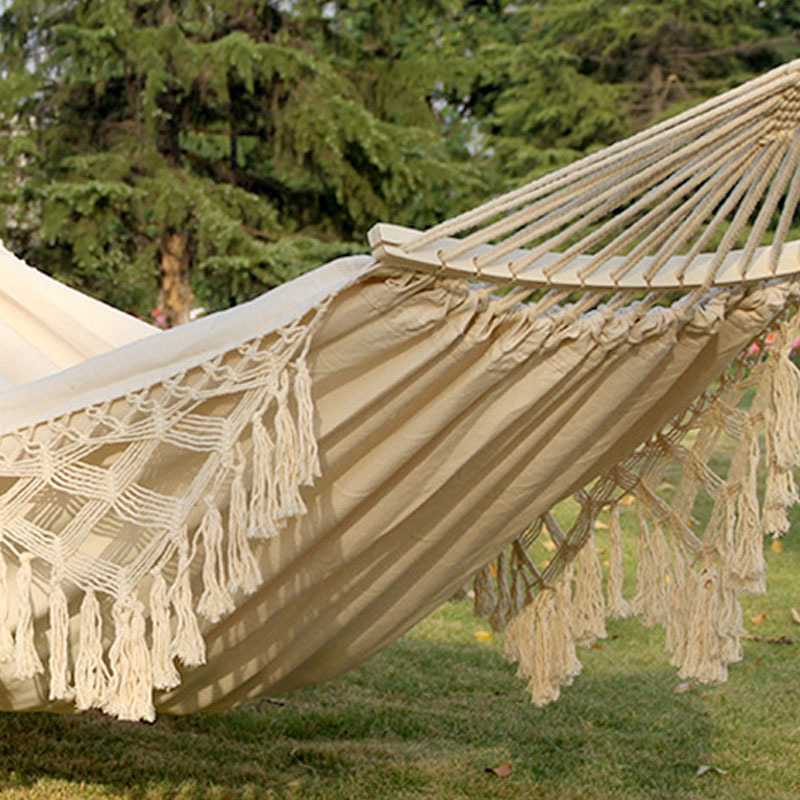 Canvas outdoor product hammock wood hammock chair stand macrame chair hammock for outdoor