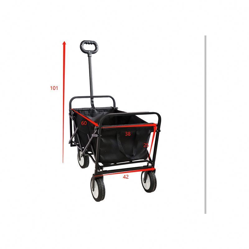 Fold up wagon folding wagon 68*44*15cm child folding wagon cargo trailer for bicycles