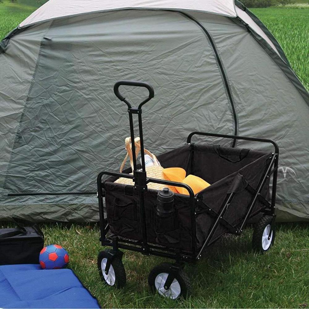 Stocks high quality FW002 dog show trolley wagon with folding steel tube for Transoprt camping beach