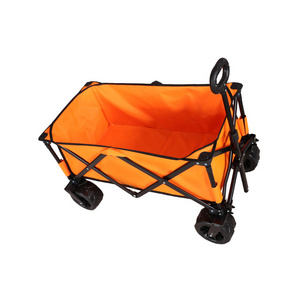 Wear-resistant Outdoor folding utility wagon fold camp trolley cart garden beach fish cart picnic wagon