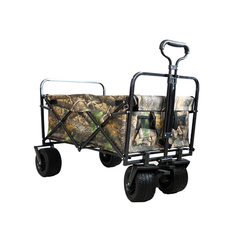 Customization Indoor Outdoor The Beach Dolly Pull Wagon Surf Fishing trolley 4 Wheels Carts