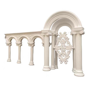 Square column cylindrical concrete mold Concrete column GRG/GRC  house decoration hollow column