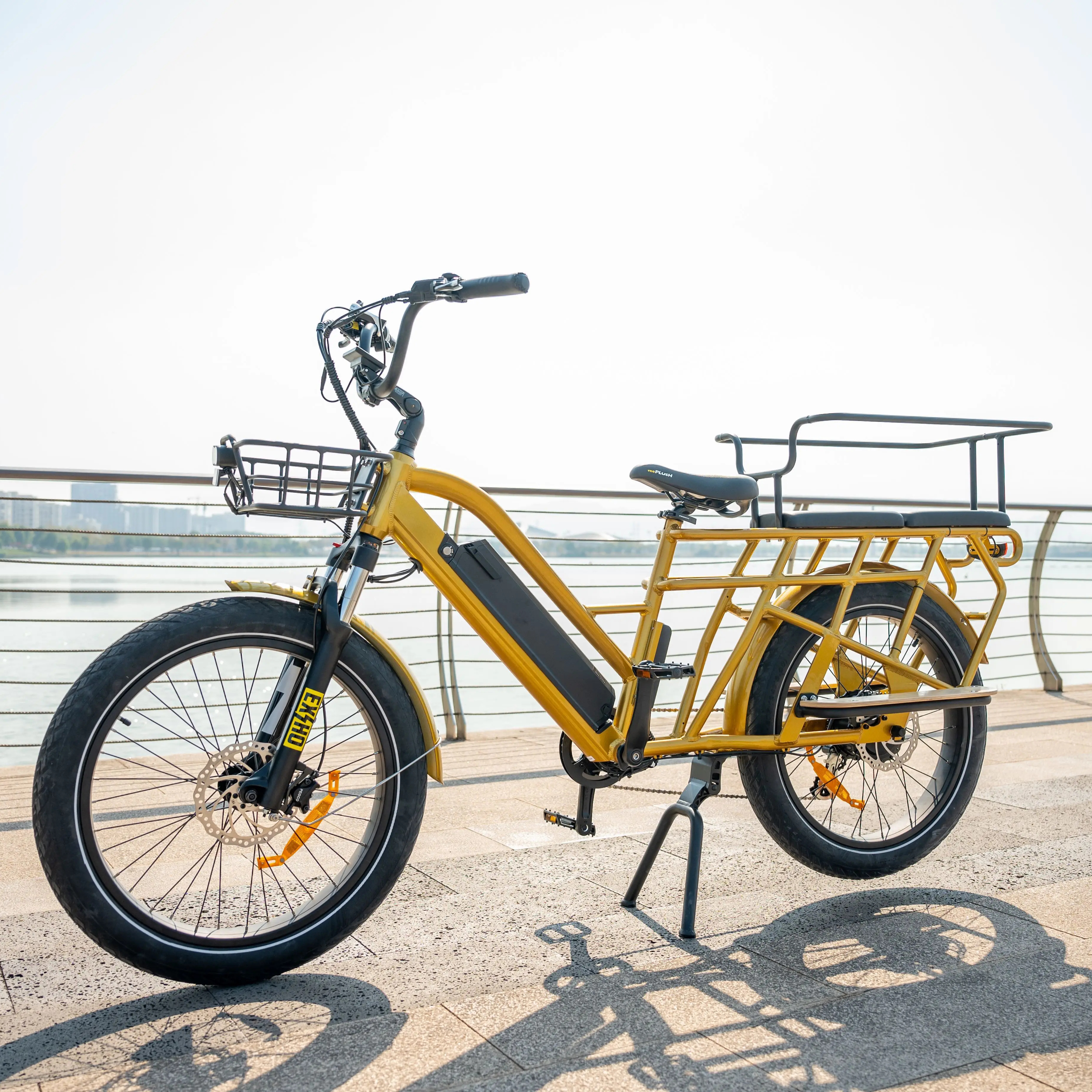 Jinhua OTMAR ODM OEM Fast Food Delivery Bicicleta Electrica Carry Two Children City Road Electrica Ebike Electric Bike