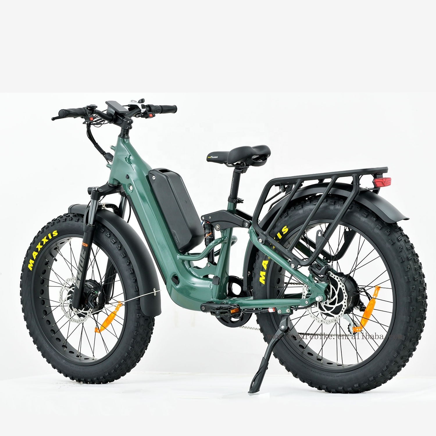 New Design Fat Tire Electric Bike Off Road Dual Motor Electric Bike Dual Motor Dirt Mountain Stealth Bomber 52v 48v 1000w E Bike