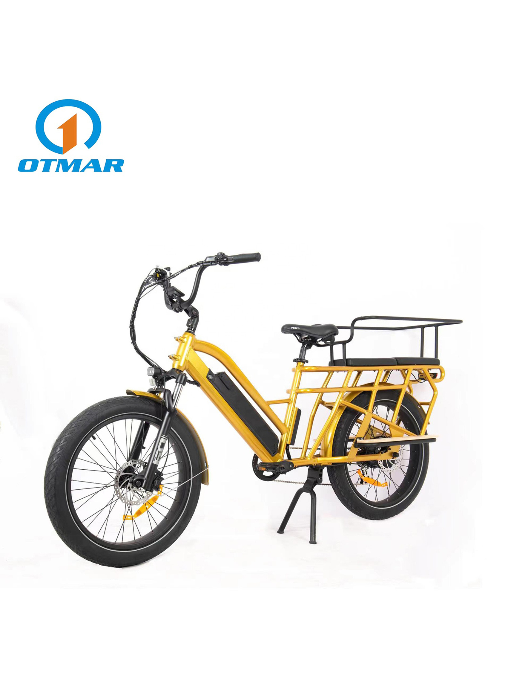 Jinhua OTMAR ODM OEM Fast Food Delivery Bicicleta Electrica Carry Two Children City Road Electrica Ebike Electric Bike