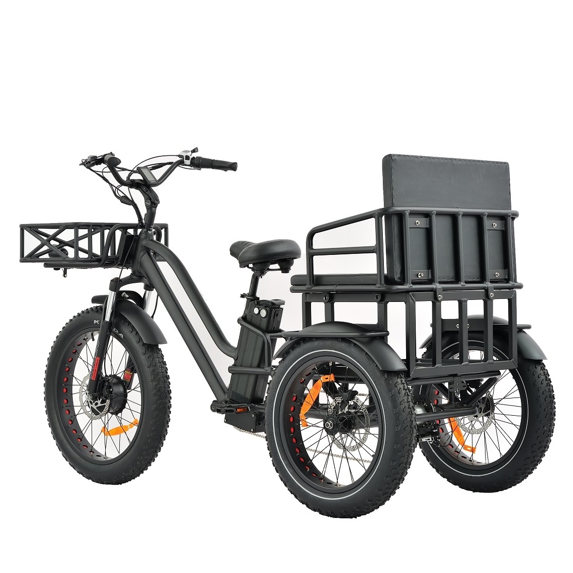 3 Wheel Cargo Electric Tricycle China Made Front Motor Electric Tricycle Two-Seater Bike