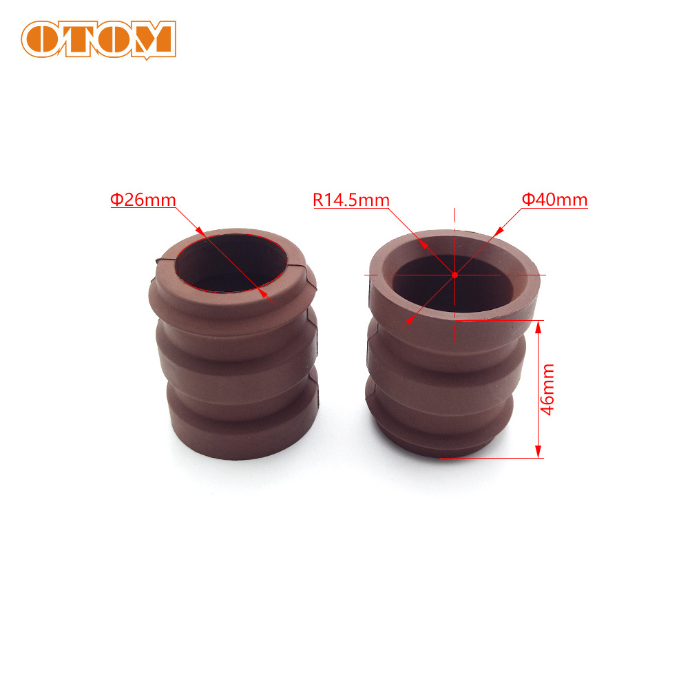 OTOM Motorcycle 2 Stroke Exhaust Silicone Seal Sleeve For KTM HUS QVARNA Loncin MT250 Engine