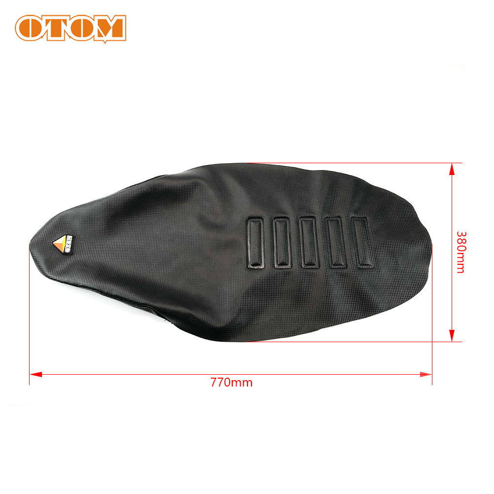 OTOM Dirt Bike Carbon Fibre Texture Waterproof Seat Covers Off-road Motorcycle Seat Cover For HONDA YAMAHA KAWASAKI SUZUKI