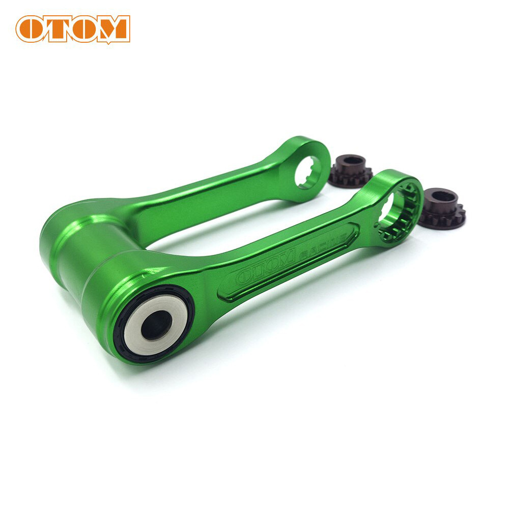 OTOM Motorcycle Dirt Bike Rear Suspension CNC Connecting Rod Adjustable Lowering Link KX250F Linkage ARM For KAWASAKI