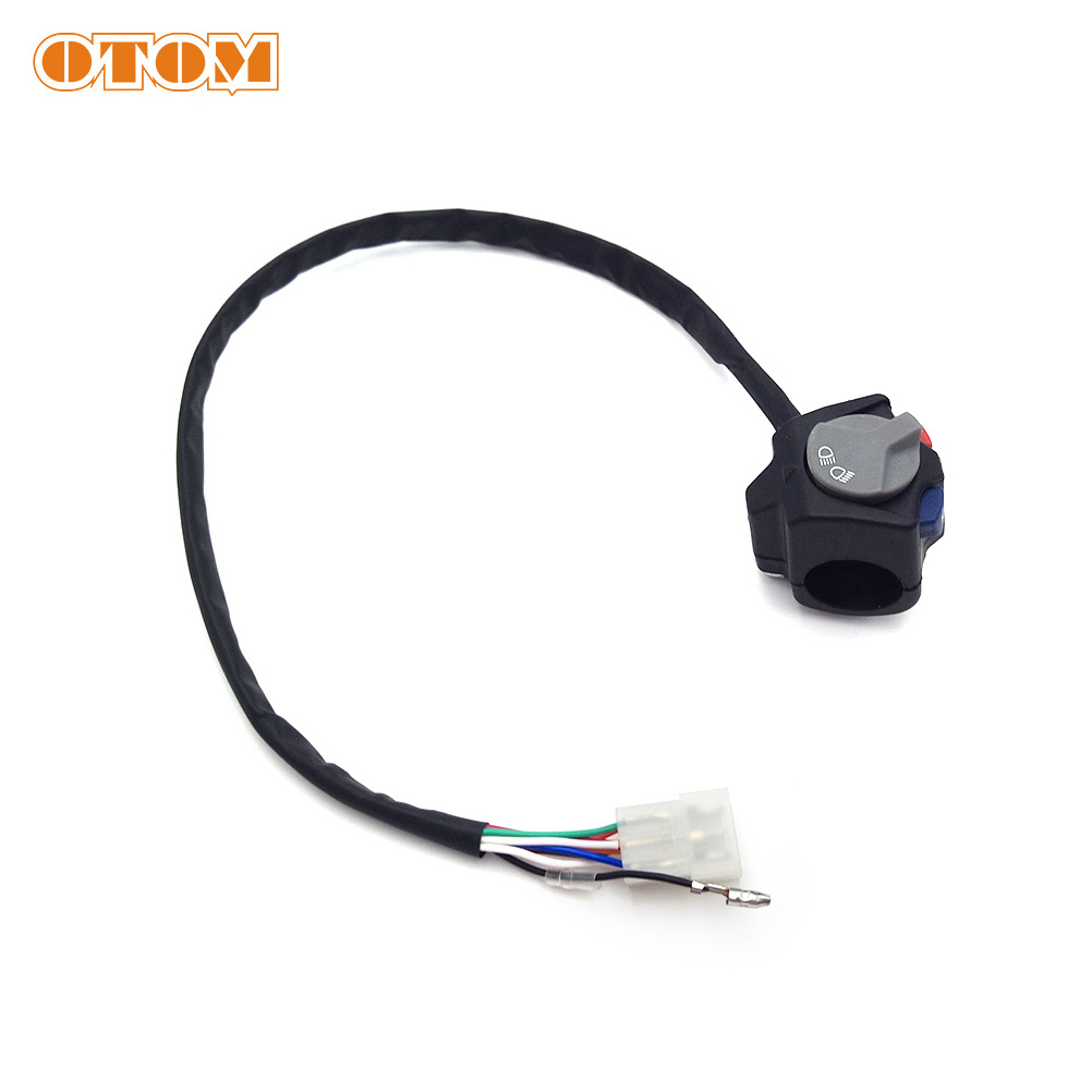 OTOM Motorcycle Enduro EXC EXCF XCW Dirt Bike Multifunction Headlight Beam Horn Engine Stop Kill Switch For KTM