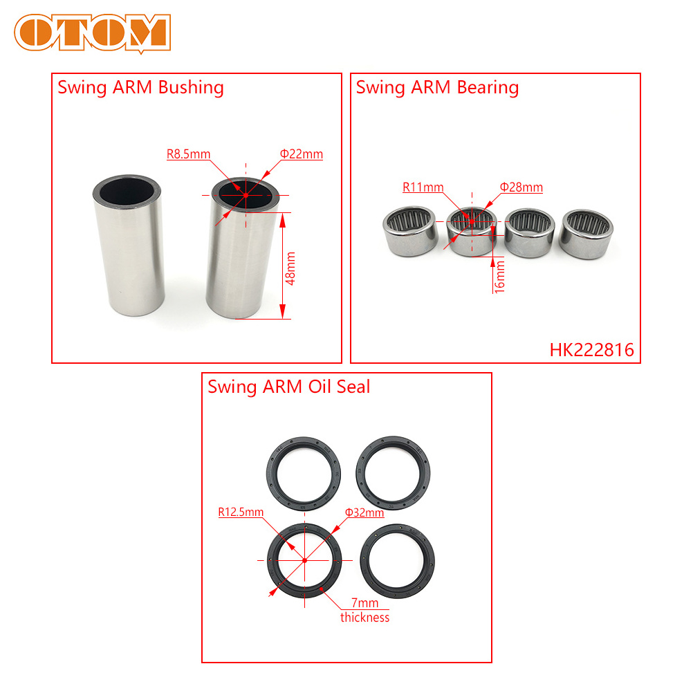 OTOM Off-road Motorcycle Dirt Bike Swing Arm Repair Maintain Kit For KTM HUS QVARNA